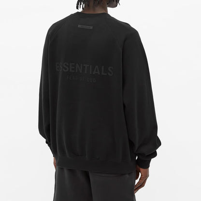 FEAR OF GOD ESSENTIALS Pull-Over Crewneck (SS21) Black/Stretch Limo - Kick Game