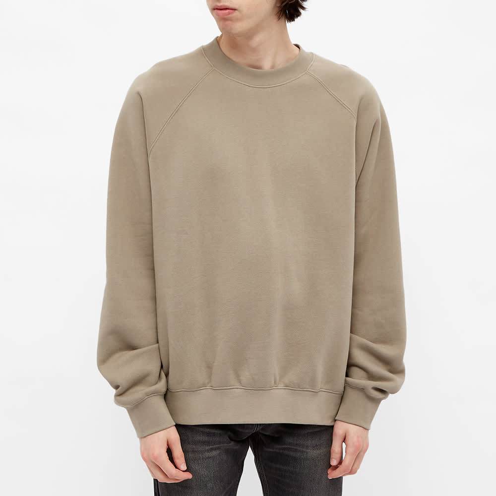 FEAR OF GOD ESSENTIALS Pull-Over Crewneck (SS21) Moss/Goat - Kick Game