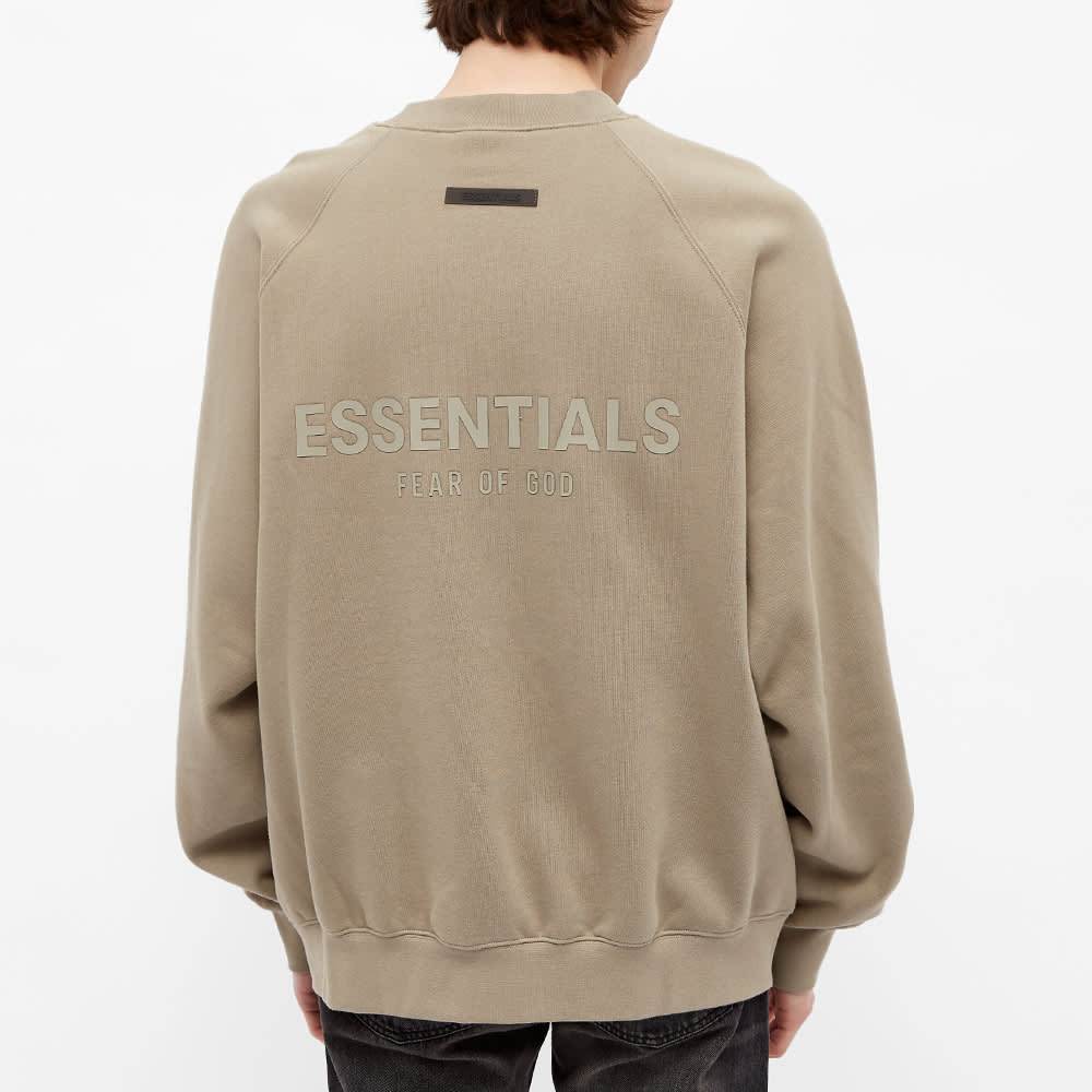 FEAR OF GOD ESSENTIALS Pull-Over Crewneck (SS21) Moss/Goat - Kick Game