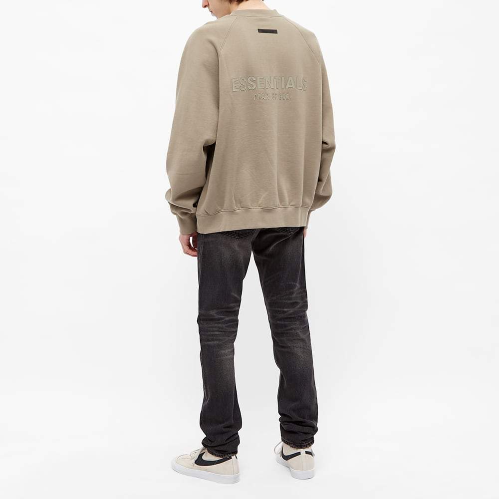 FEAR OF GOD ESSENTIALS Pull-Over Crewneck (SS21) Moss/Goat - Kick Game