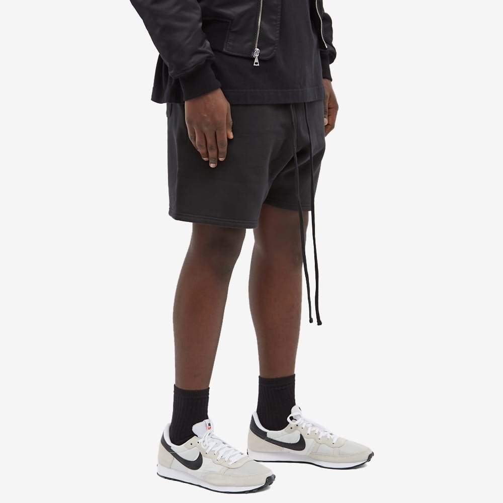 fear of god moccasin with shorts