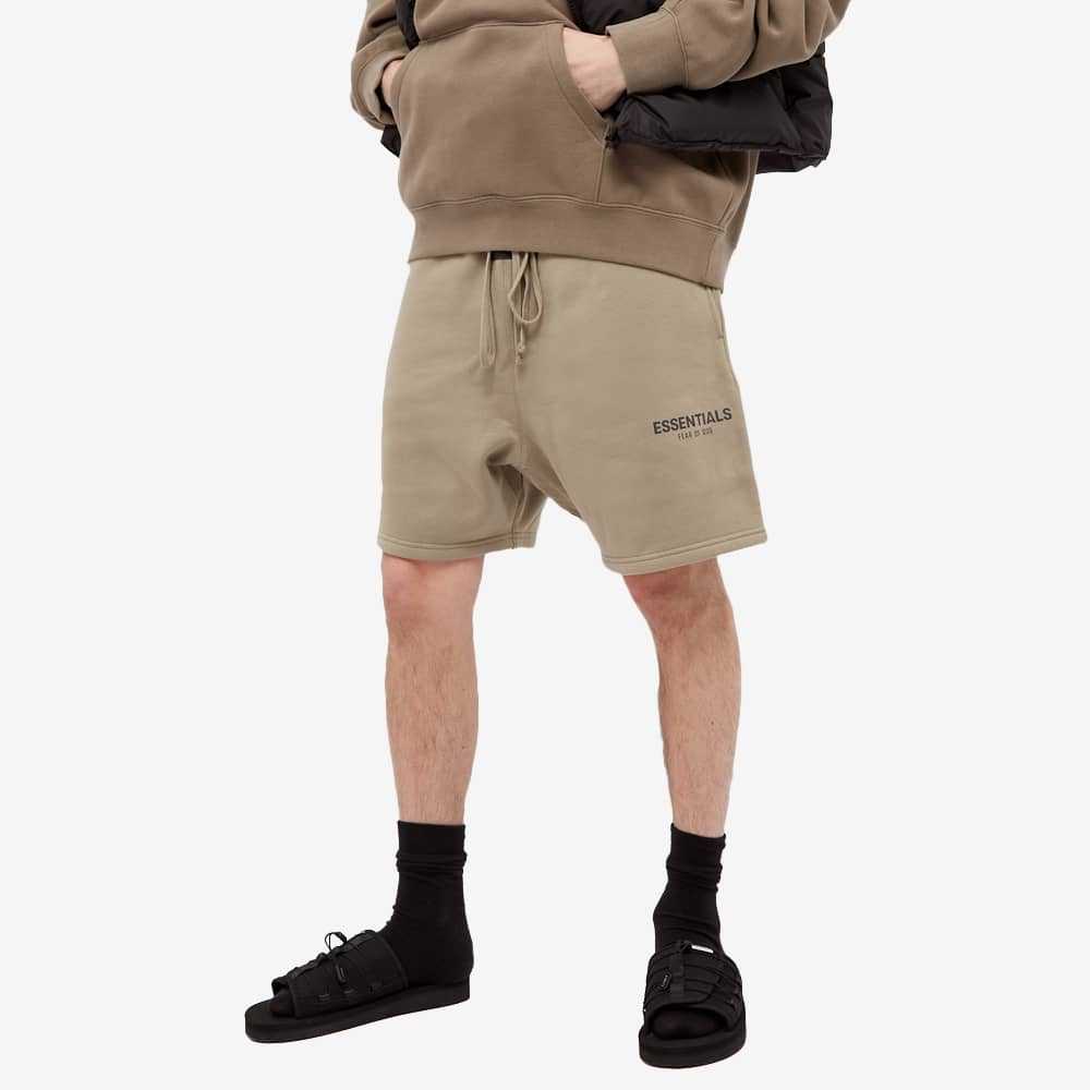 fear of god moccasin with shorts