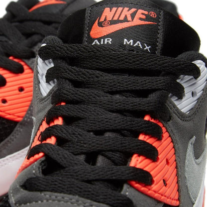 NIKE AIR MAX 90 OG 'REVERSE INFRARED' Black, Neutral & Dark Grey - Kick Game