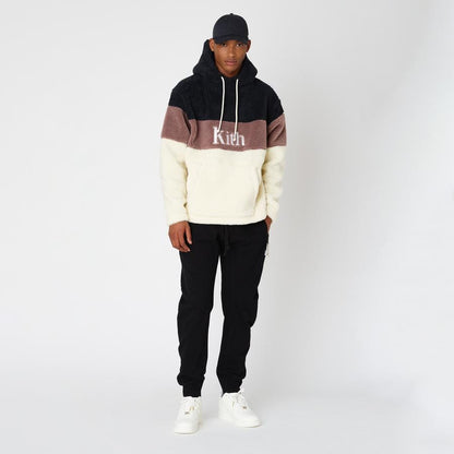 Kith Sherpa Double Pocket Hoodie Mauve - Kick Game