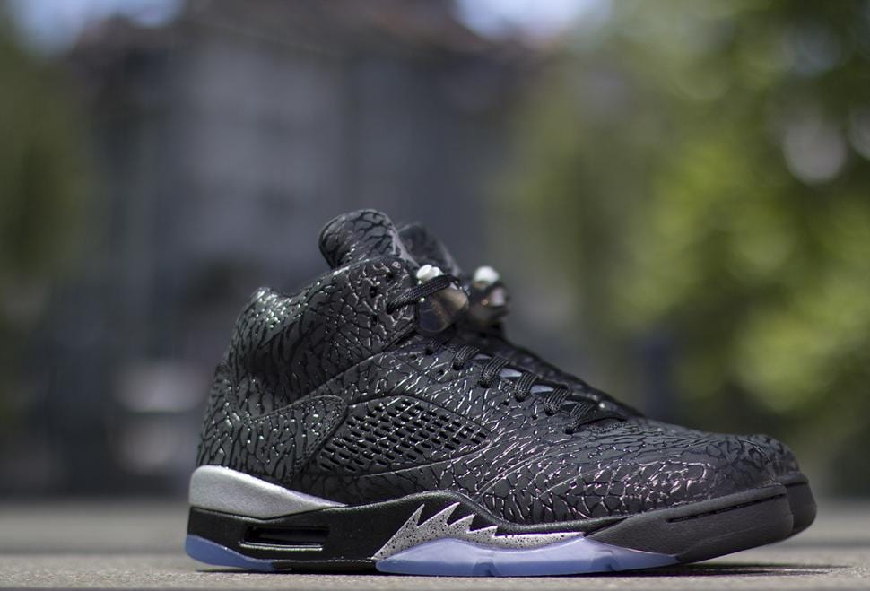 AIR JORDAN 3LAB5 Black & Metallic Silver - Kick Game