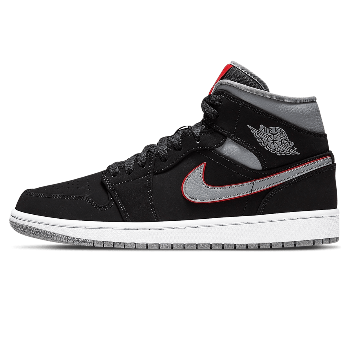 Air Jordan 1 Mid 'Black Grey' - Kick Game