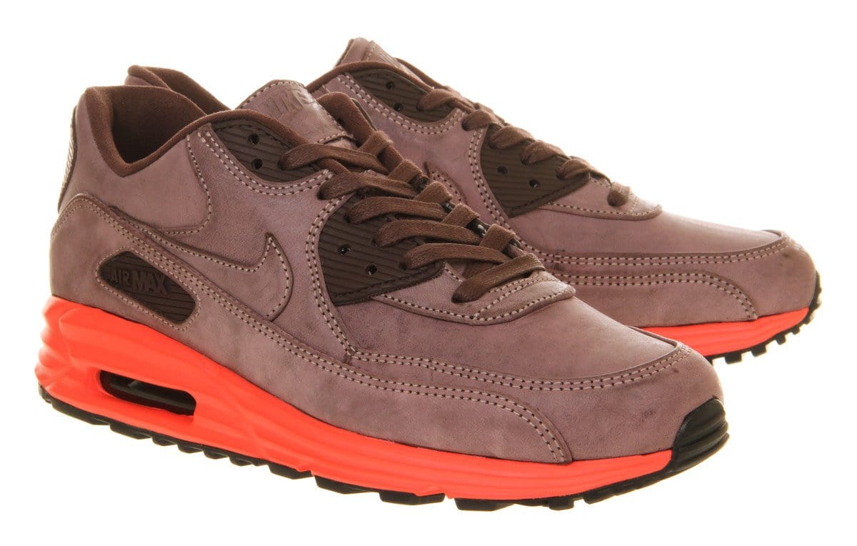 Nike Air Max Lunar 90 Prm Mahogany Bright Crimson QS Kick Game