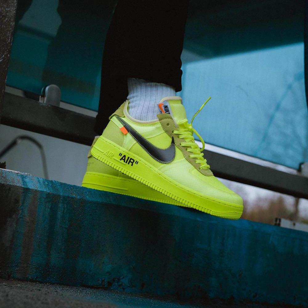 Air force 1 off white volt outfit Clearance