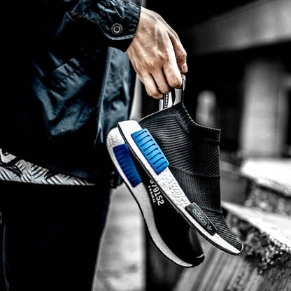 Adidas NMD_CS1 Primeknit Core Black-Lush Blue - Kick Game