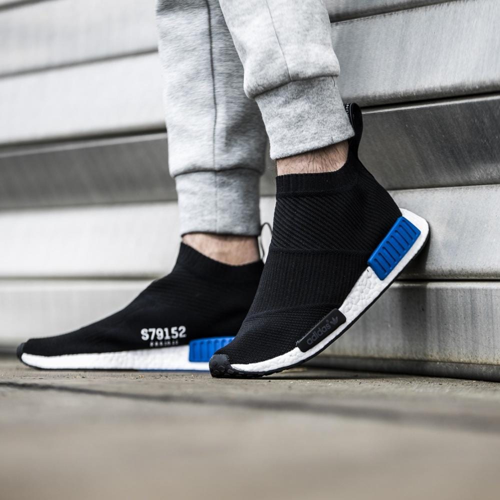 Adidas NMD_CS1 Primeknit Core Black-Lush Blue - Kick Game