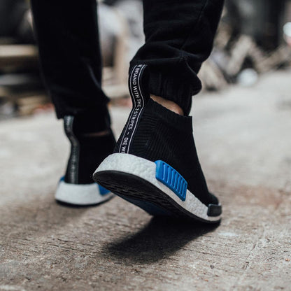 Adidas NMD_CS1 Primeknit Core Black-Lush Blue - Kick Game