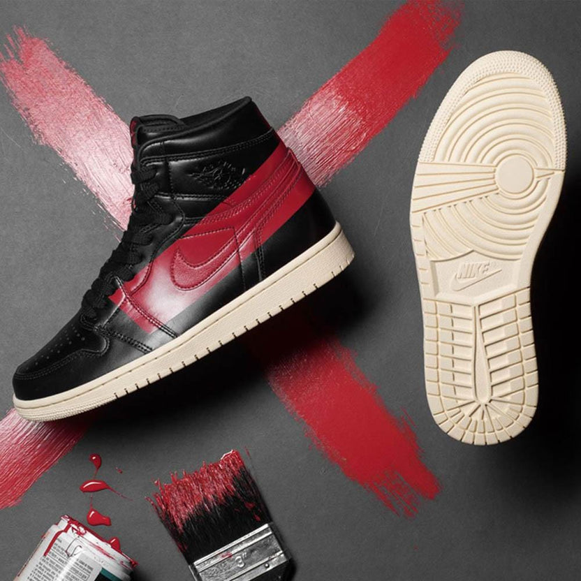 jordan 1 defiant black red