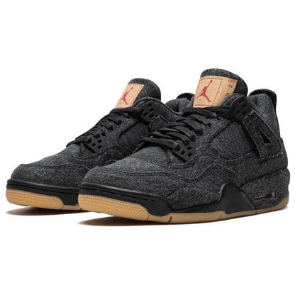 Levis x Nike Air Jordan 4 GS Black - Kick Game