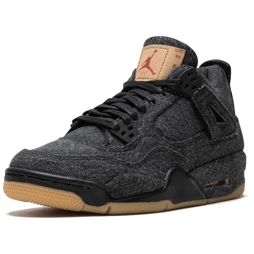 Levis x Nike Air Jordan 4 GS Black - Kick Game