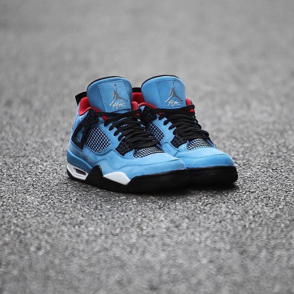 Travis scott x air jordan 4 cactus jack houston oilers Clearance
