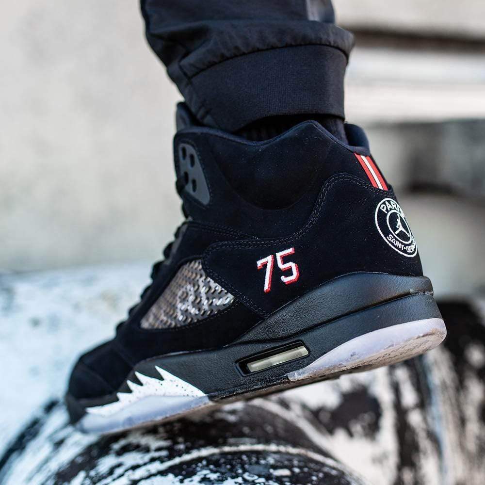 Air Jordan 5 PSG Black - Kick Game