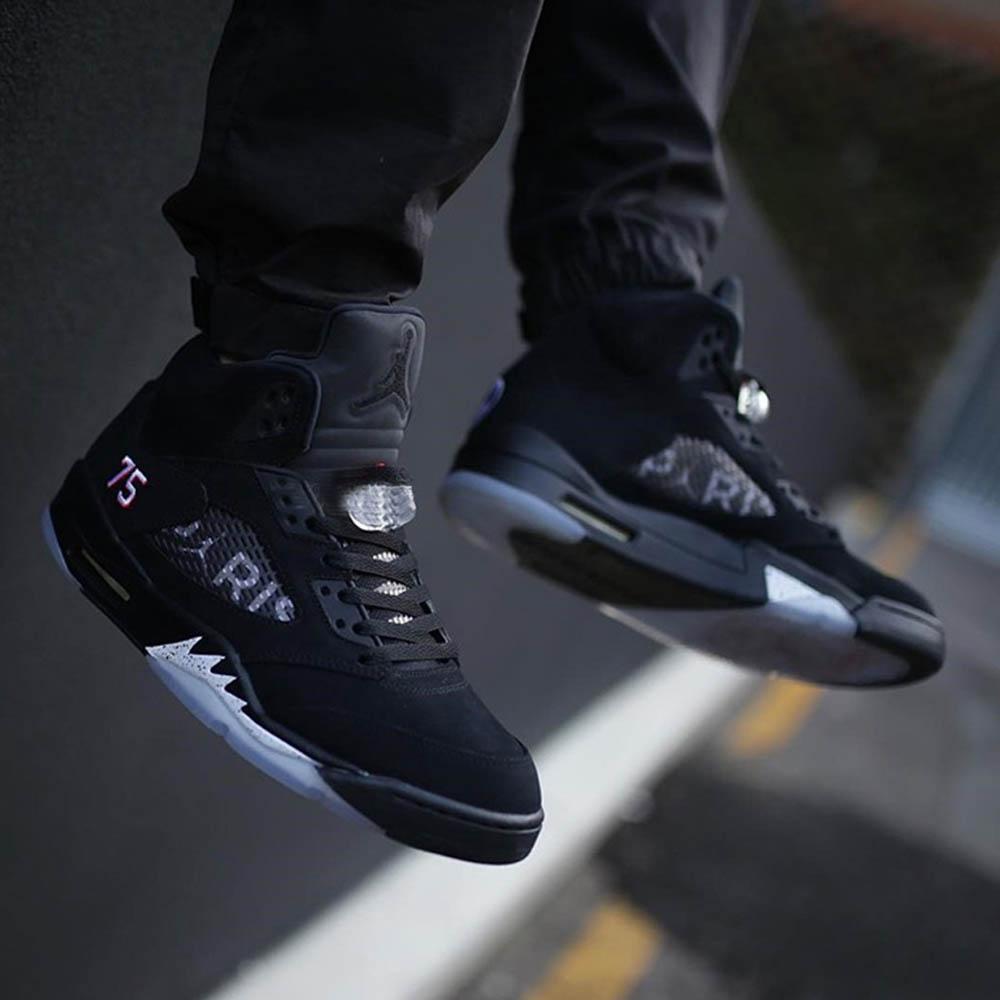 Air Jordan 5 PSG Black - Kick Game