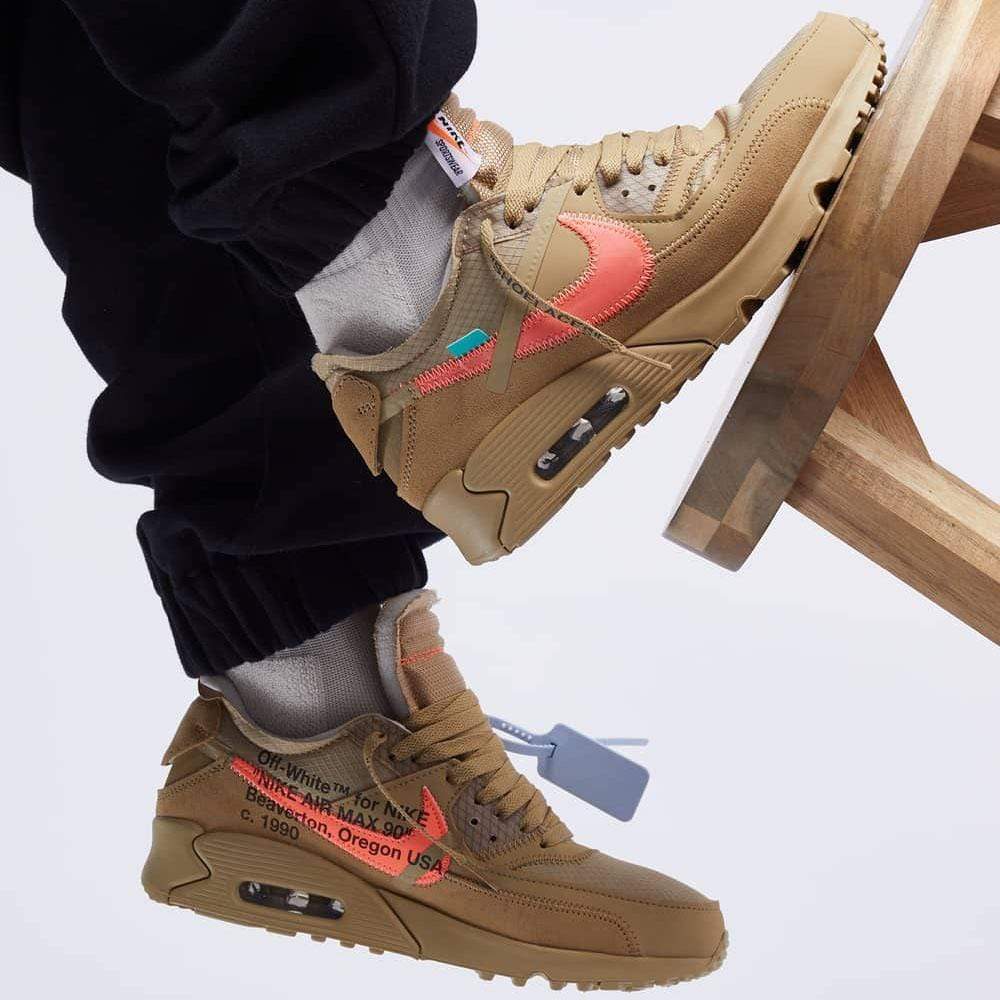 Air Max 90 Nike Desert Ore Mens Nike Air Max 90 Off-White Desert