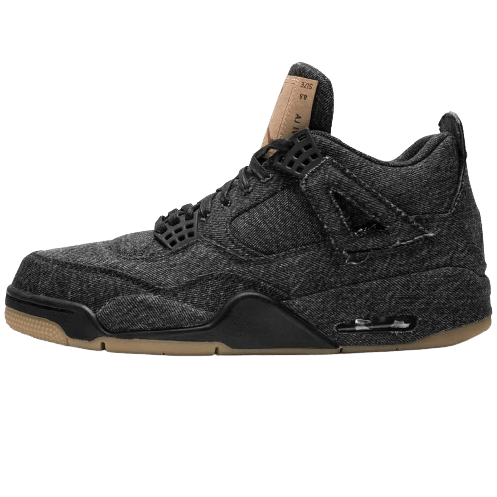 Levis x Nike Air Jordan 4 Black - Kick Game