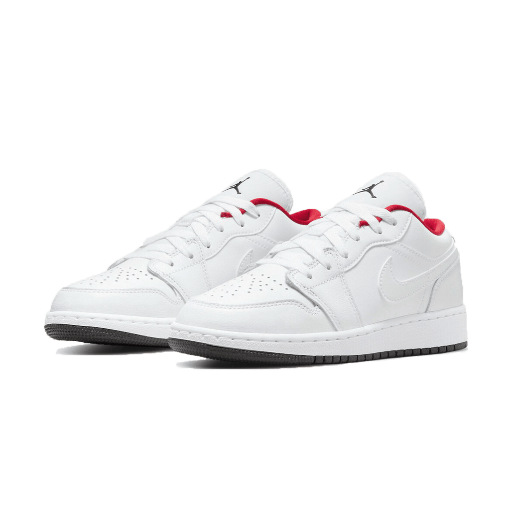 Air Jordan 1 Low GS White Black Infrared - Kick Game
