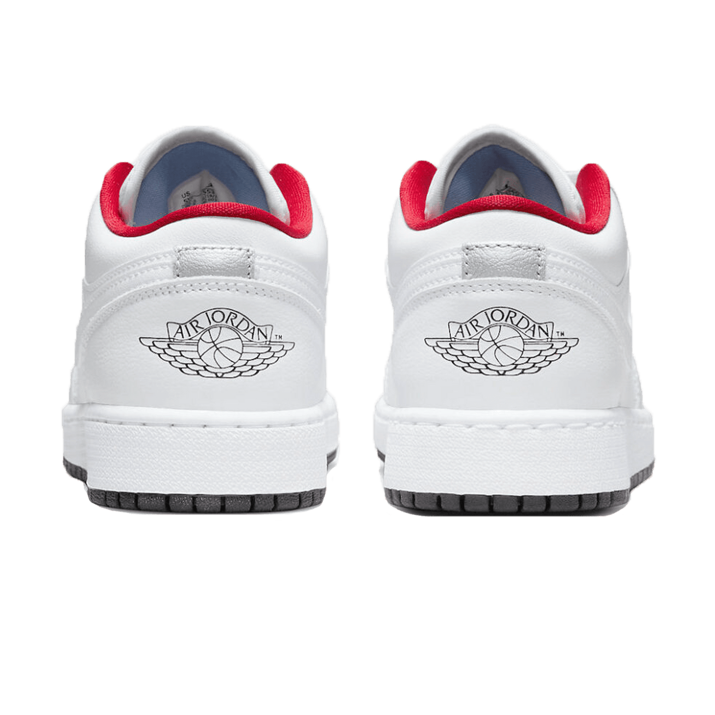 Air Jordan 1 Low GS White Black Infrared - Kick Game