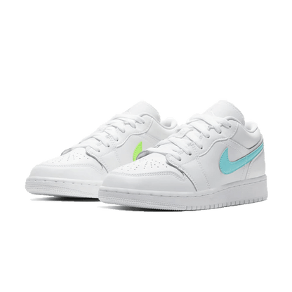 Air Jordan 1 Low GS 'White Neon' - Kick Game