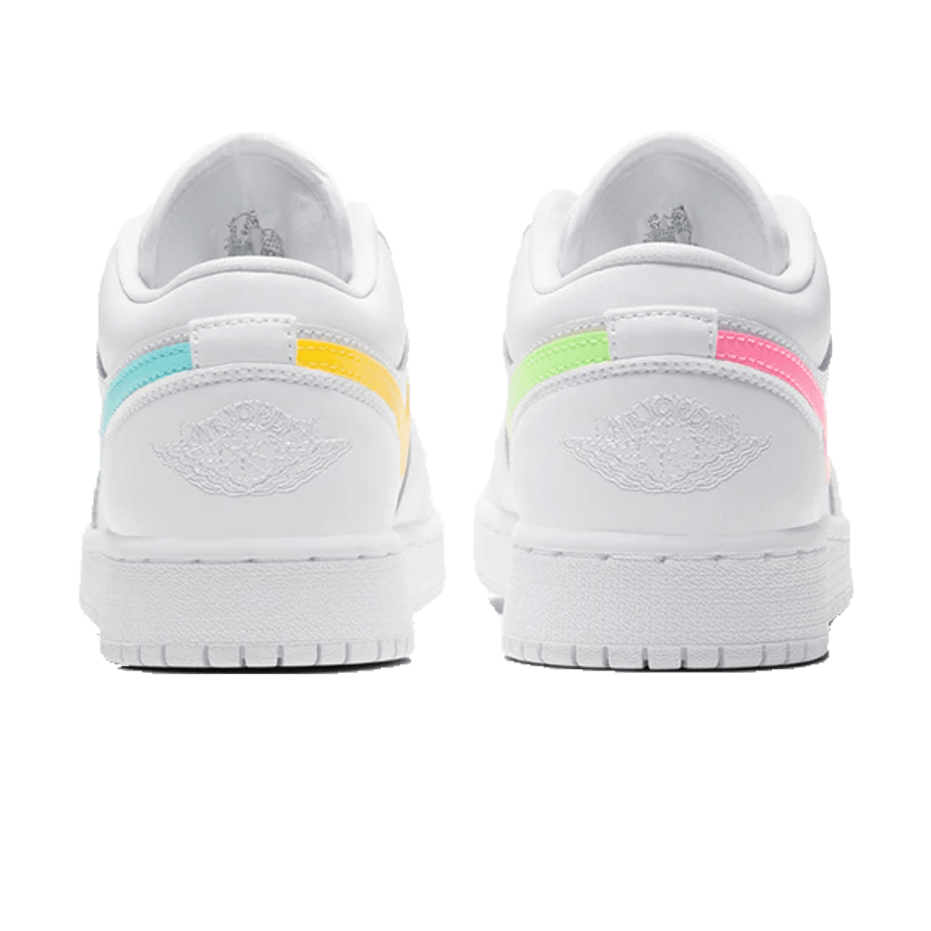 NIKE AIR JORDAN 1 LOW WHITE NEON (GS)