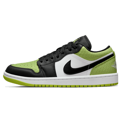 Air Jordan 1 Low SE Wmns 'Vivid Green Snakeskin - Kick Game