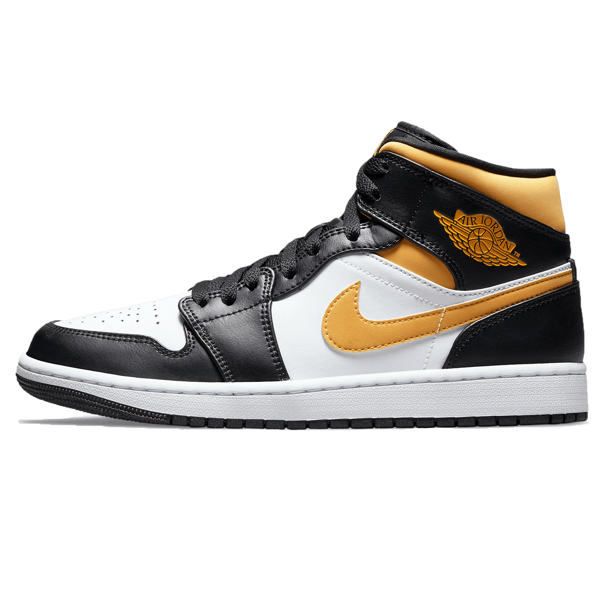 Air Jordan 1 Mid 'Black University Gold' - Kick Game