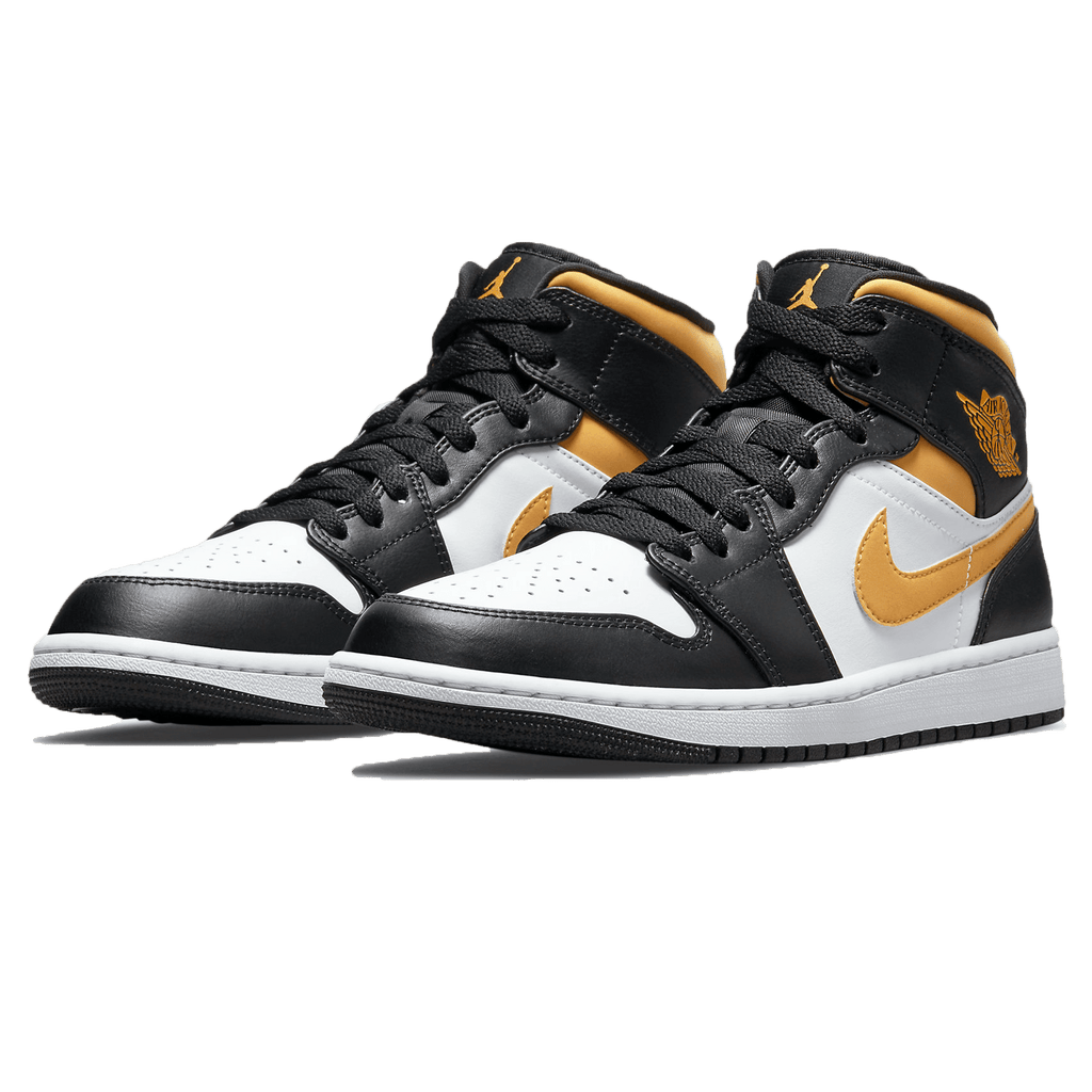 Air Jordan 1 Mid 'Black University Gold' - Kick Game