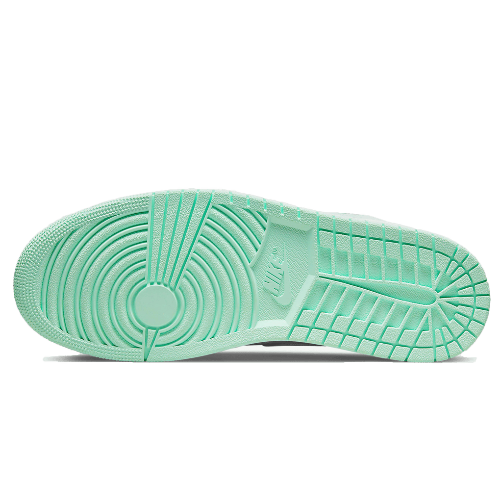 Mint blue jordans top