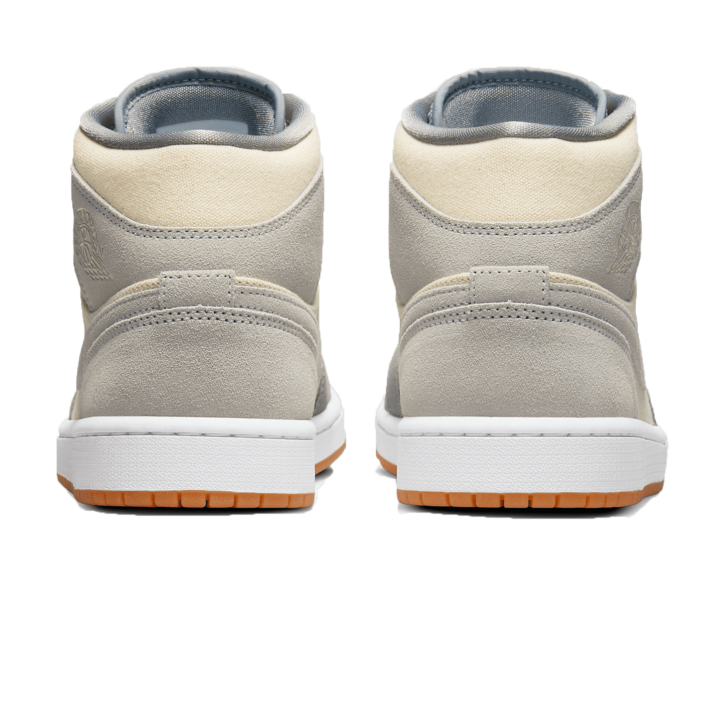 Air Jordan 1 Mid Cream Grey - Kick Game