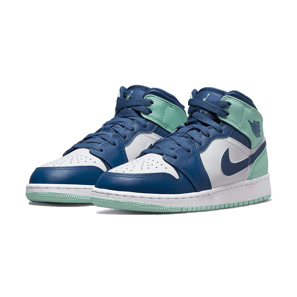 Air Jordan 1 Mid GS 'Blue Mint' - Kick Game