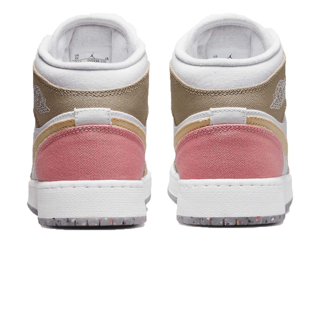 Air Jordan 1 Mid GS Pink Tan — Kick Game