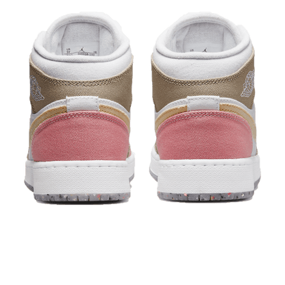 Air Jordan 1 Mid GS Pink Tan - Kick Game