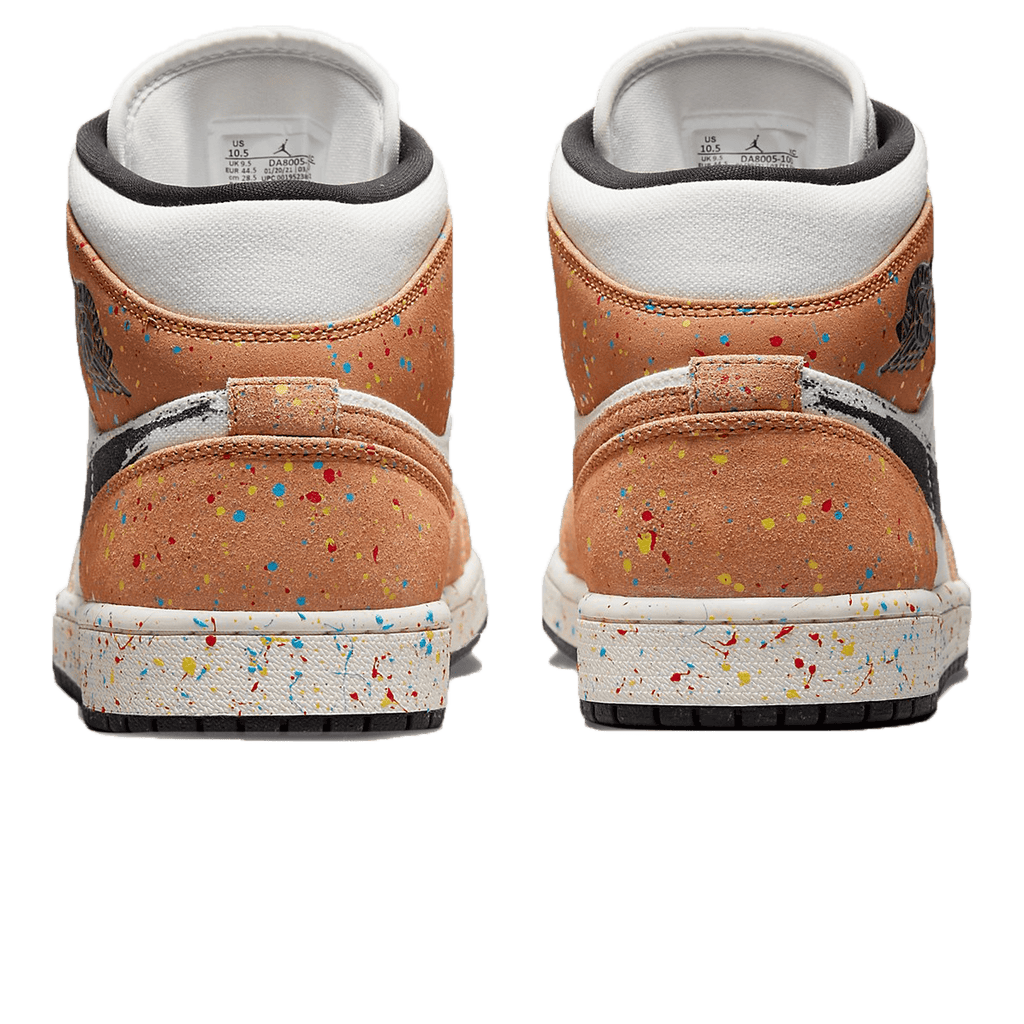 Jordan 1 mid paint splatter sale