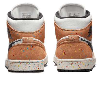 Air Jordan 1 Mid SE 'Brushstroke Paint Splatter' - Kick Game