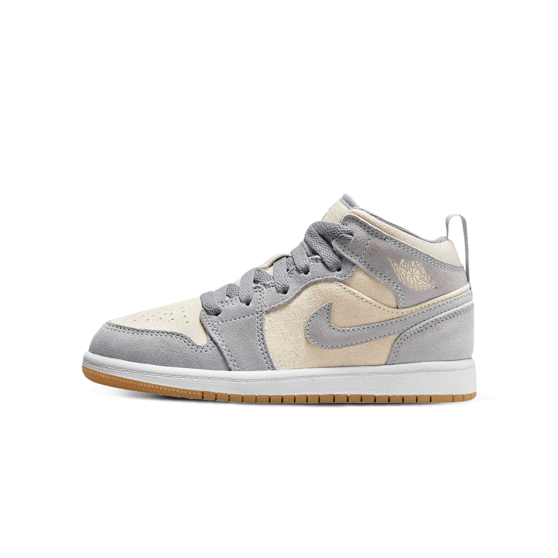 Air Jordan 1 Mid SE PS 'Coconut Milk Particle Grey' - Kick Game