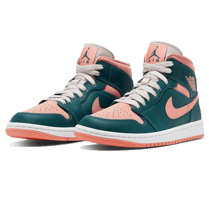 Air Jordan 1 Mid Wmns 'Dark Teal Green' - Kick Game