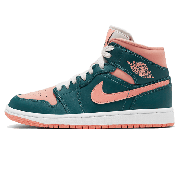 Air Jordan 1 Mid Wmns Dark Teal Green Kick Game