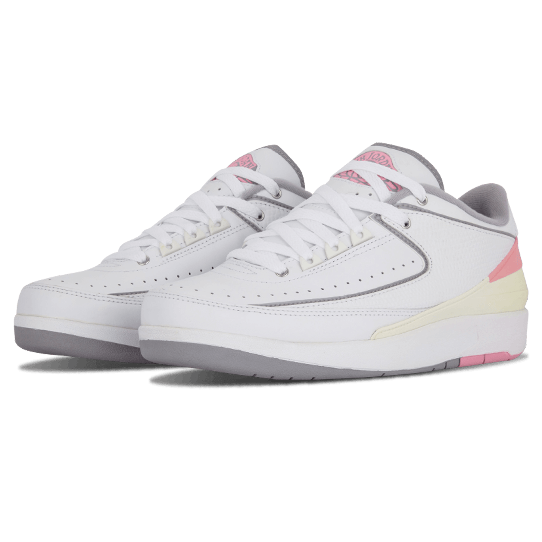 Air Jordan 2 Retro Low Wmns Light Steel Grey Pink - Kick Game