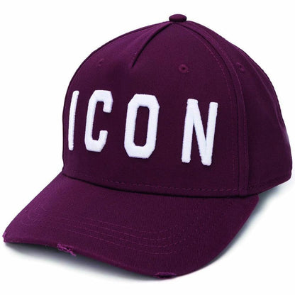 DSQUARED2 Icon Baseball Cap Dark Red - Kick Game
