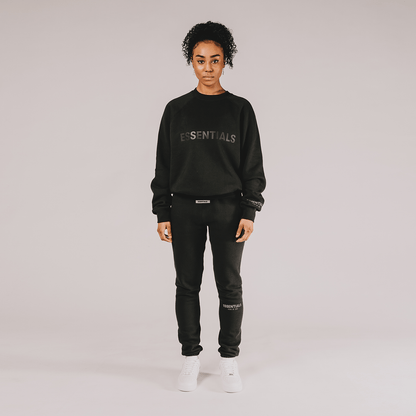 FEAR OF GOD ESSENTIALS 3D Silicon Applique Crewneck Dark Slate/Stretch Limo/Black - Kick Game