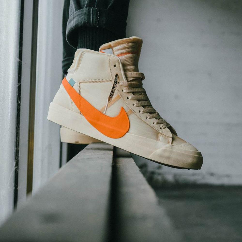blazer mid off white nike