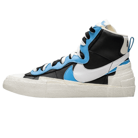 NIKE◆Sacai/NIKE BLAZER MID/ローカットスニーカー/25cm/BLU/BV0072 001 sacai × NIKE BLAZER MID \"WHITE⁄WOLF GREY\"の新品⁄中古フリマ(通販