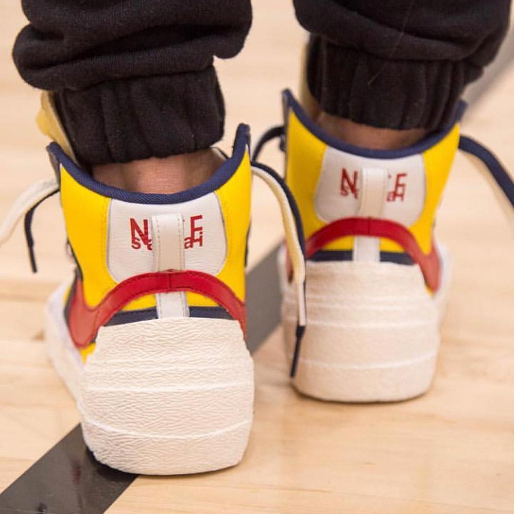 Sacai x Nike Blazer Mid Maize Navy Kick Game