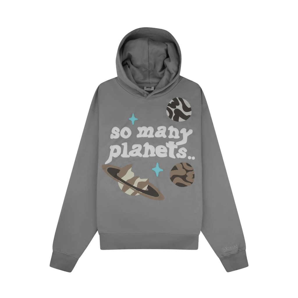 Broken Planet So Many Planets Hoodie Grey Kick Game