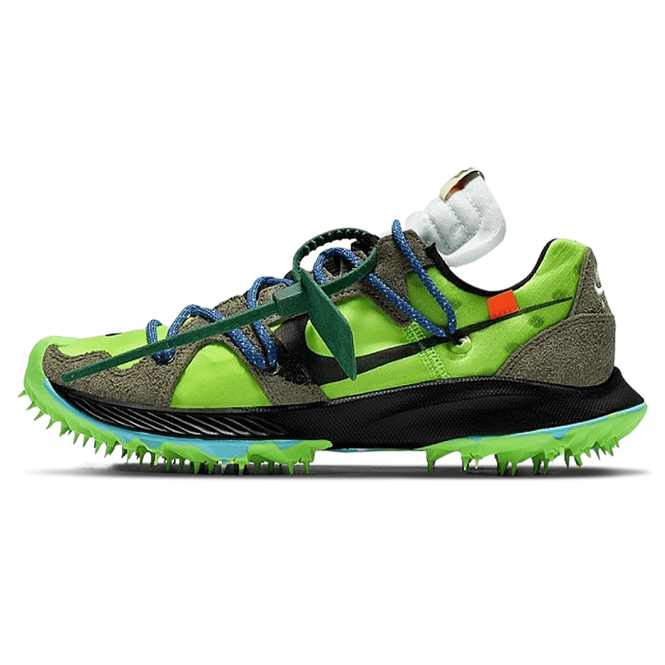 Off-White x Air Zoom Terra Kiger 5 Wmns 'Athlete in Progress - Electric Green' - Kick Game