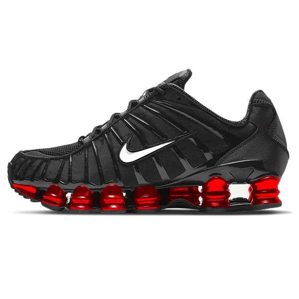 Skepta x nike 2025 shox tl black red