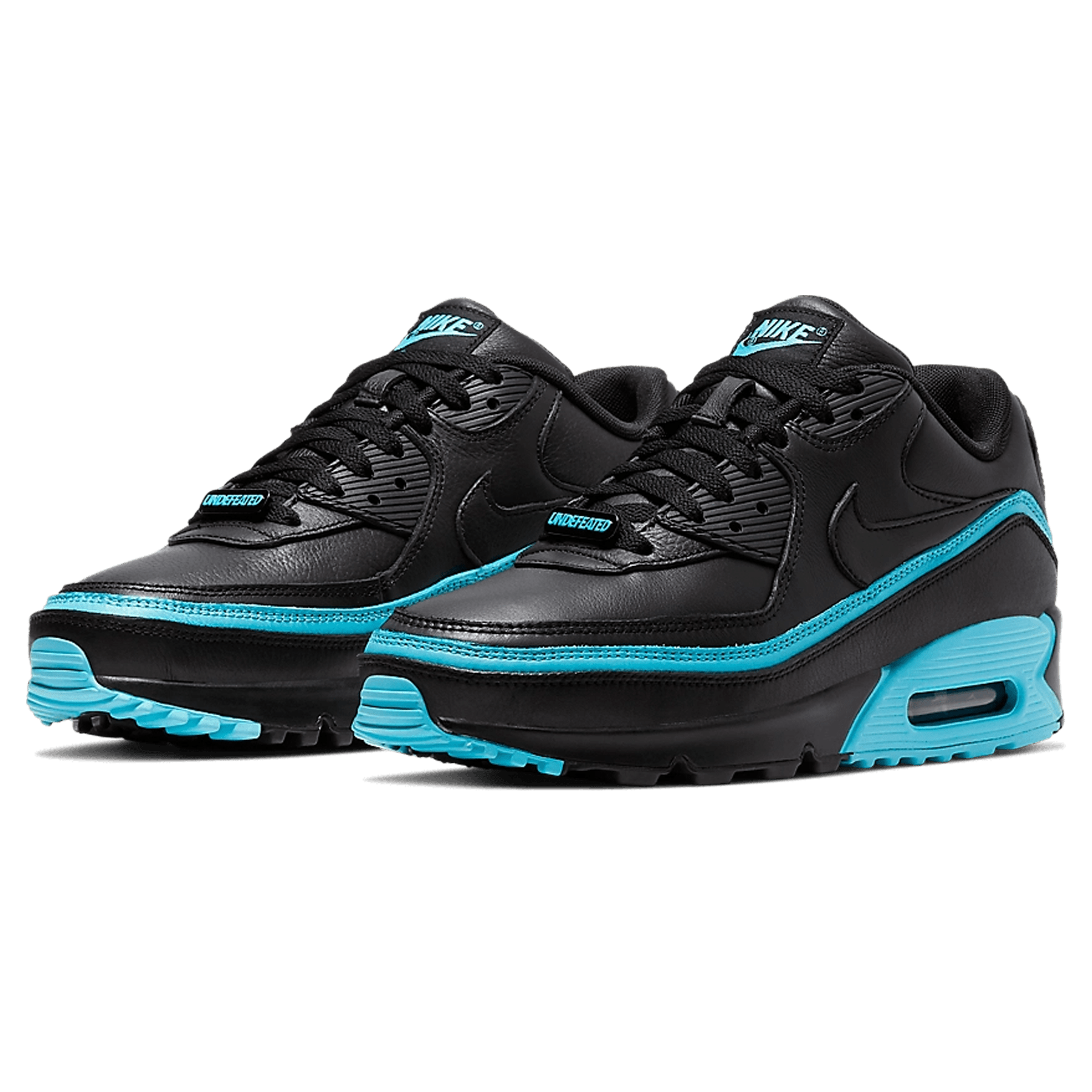 Undefeated x Nike Air Max 90 'Black Blue Fury' - Kick Game